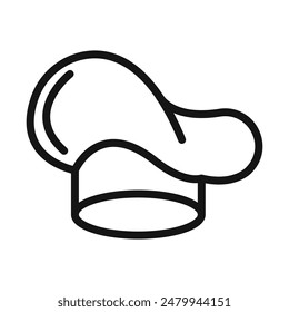 Culinary Master Chef Hat Icon Ideal for Gourmet Cooking
