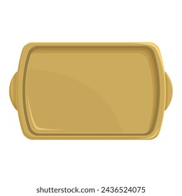 Culinary plastic tray icon cartoon vector. Eatery cafeteria. Nutrition menu