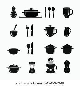 Culinary Silhouettes The Art of Kitchen Essentials