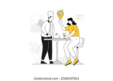 Culinary tourism - Flat Vector