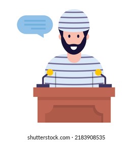 A culprit flat vector download 