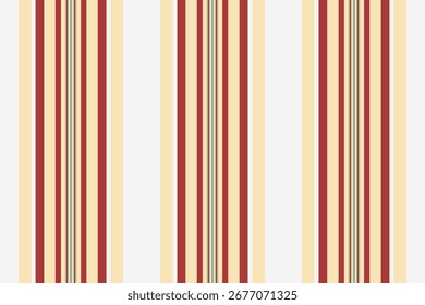 Culti textile vertical pattern, gentle vector seamless stripe. Frofessional texture lines background fabric in light and red colors palette.
