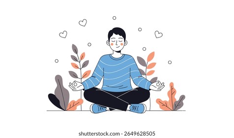 Cultivating inner peace and calm through mindful meditation and deep breathing exercises for a balanced and serene lifestyle