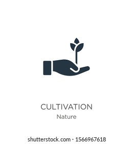 Cultivation icon vector. Trendy flat cultivation icon from nature collection isolated on white background. Vector illustration can be used for web and mobile graphic design, logo, eps10