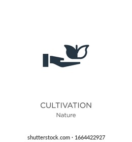 Cultivation icon vector. Trendy flat cultivation icon from nature collection isolated on white background. Vector illustration can be used for web and mobile graphic design, logo, eps10
