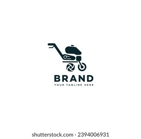 Cultivator logo design template elements. Vector illustration. New Modern logo.
