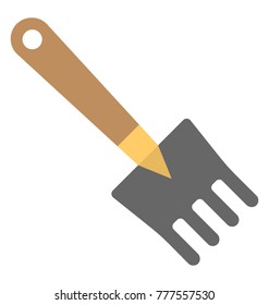 
Cultivator is a tool with metal top used for gardening 
