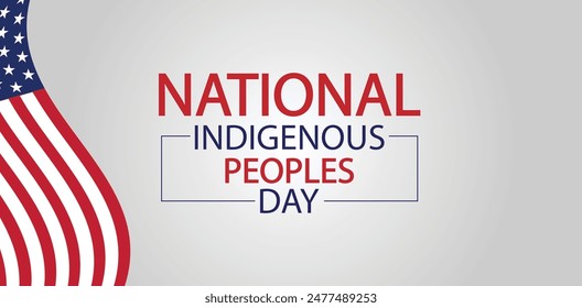 Cultural Celebration Unique Text Design for Indigenous Peoples Day