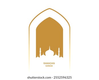 Cultural eidmubarak card design background Free Vector