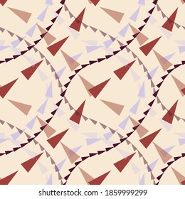 Cultural Ethnic arrows seamless pattern