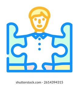 cultural fit interview job color icon vector. cultural fit interview job sign. isolated symbol illustration