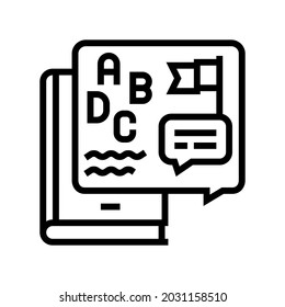 cultural history line icon vector. cultural history sign. isolated contour symbol black illustration
