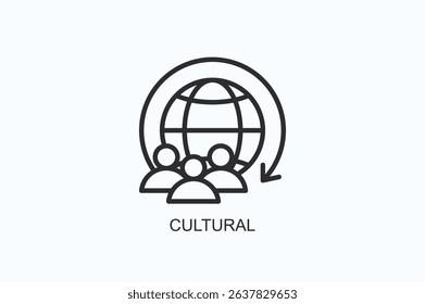 Cultural Icon Or Logo Isolated Vector Illustration