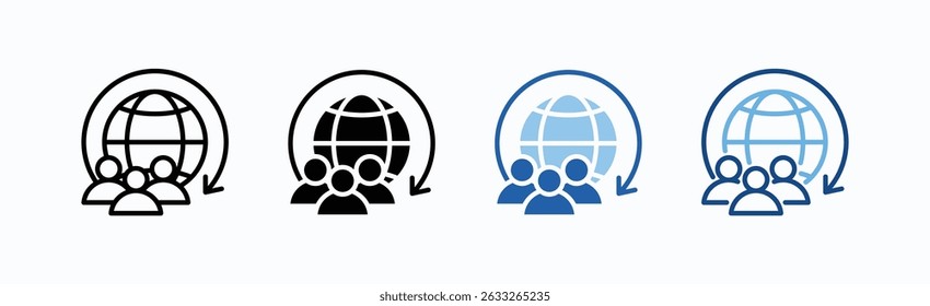 Vector aislado de la Colección del estilo múltiple de la hoja del icono cultural