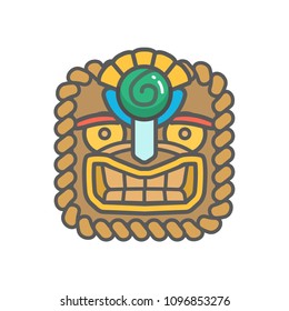 Cultural mask icon