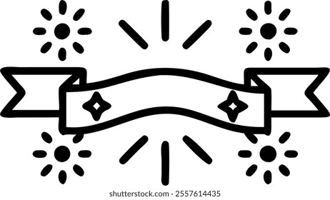 Cultural Symbols in Abstract Light concept as A banner featuring abstract representations of cultural symbols with glowing elements like sparklers and Rangoli motifs. The scene is illuminated with a s