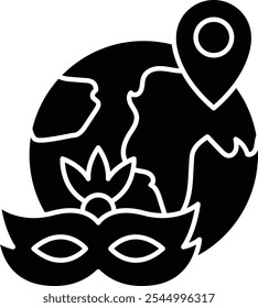Cultural Tourism Icon Representing Travel Experiences Focused on Cultural Heritage, Traditions, and Local Experiences, Perfect for Highlighting Cultural Exploration