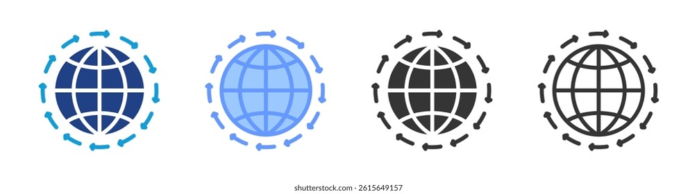 Cultural Transformation icon set multiple style collection