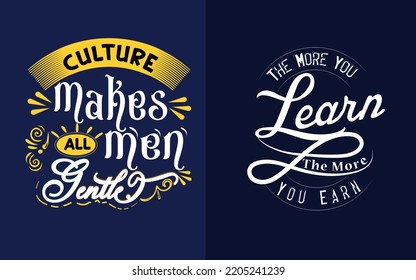 cultural Typography  T-Shirt Design bundle.