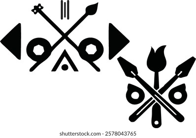 Culture and Art icon. Celebration and recreation symbol on white background. Native American Indian Culture icon.