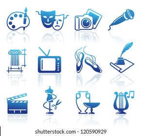 Culture and Art vector icons