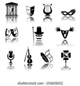 Culture and Art vector icons