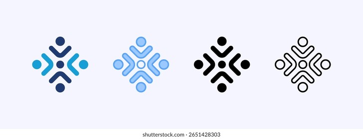 Culture Building Icon Set Multiple Style Collection