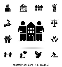 culture, friendly, home, life icon. Universal set of peace and humanrights for website design and development, app development