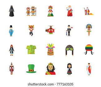 Culture icon set