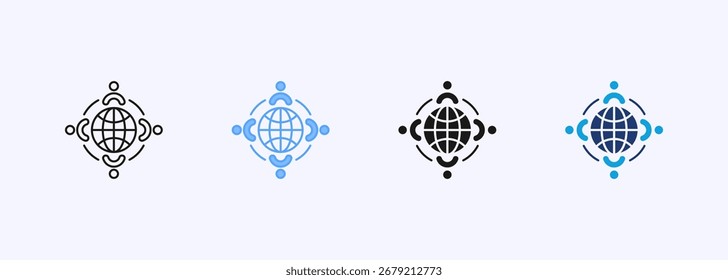 Conjunto de ícones de cultura Coleção de estilos múltiplos