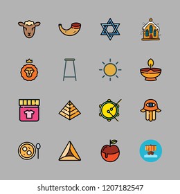 culture icon set. vector set about viking ship, dye, tambourine and brightness icons set.