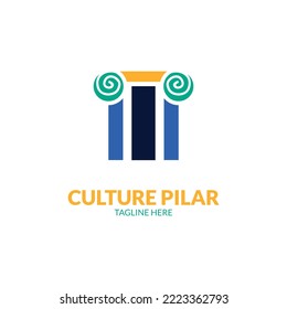 culture logo design template vector