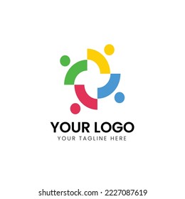 culture logo design template vector