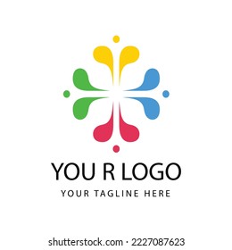 culture logo design template vector