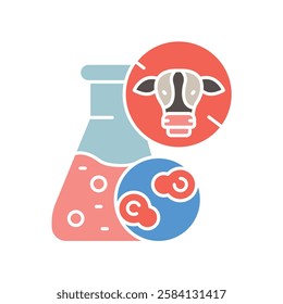 culture medium for flat icon. Vector isolated element. 