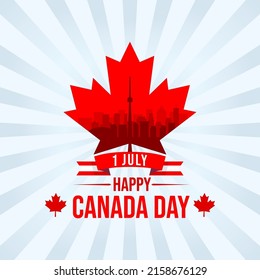 Culture vector background illustration. International day for banner, backdrop, poster, merchandise, cover. Eps 10. Canada day.