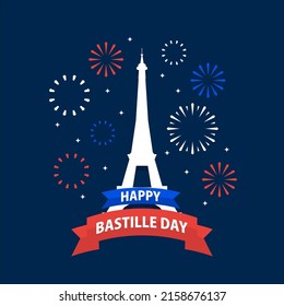 Culture vector background illustration. International day for banner, backdrop, poster, merchandise, cover. Eps 10. Bastille day.