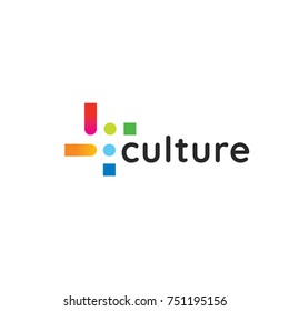 Culture Vector Logo Design Template.