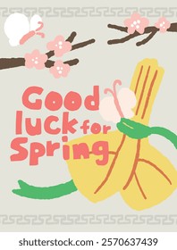 A culture of welcoming a new spring and wishing good luck