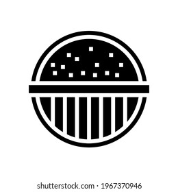 culturing cheese production glyph icon vector.  isolated contour symbol black illustration