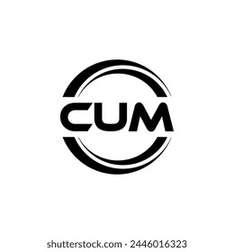 CUM Letter Logo Design, Inspiration for a Unique Identity. Modern Elegance and Creative Design. Watermark Your Success with the Striking this Logo.