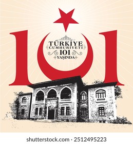 Türkiye Cumhuriyeti 101 yaşında 
Die Republik Türkei ist 101 Jahre alt