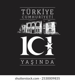 Türkiye cumhuriyeti 101 yaşında
A República de Türkiye tem 101 anos.