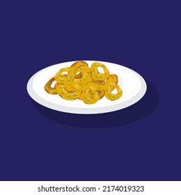 Cumi Goreng vector for illustration