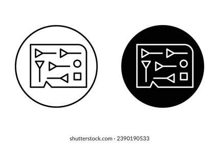 Cuneiform vector icon set. vector illustration