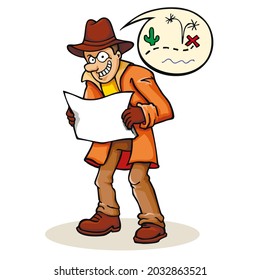 a cunning villain robber we dream of finding hidden treasures