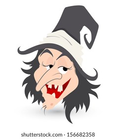 cunning witch vector