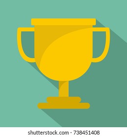 Cup award icon. Flat illustration of cup award vector icon for any web design