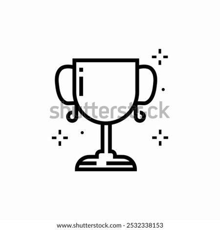 cup award icon sign vector