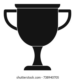 Cup award icon. Simple illustration of cup award vector icon for any web design
